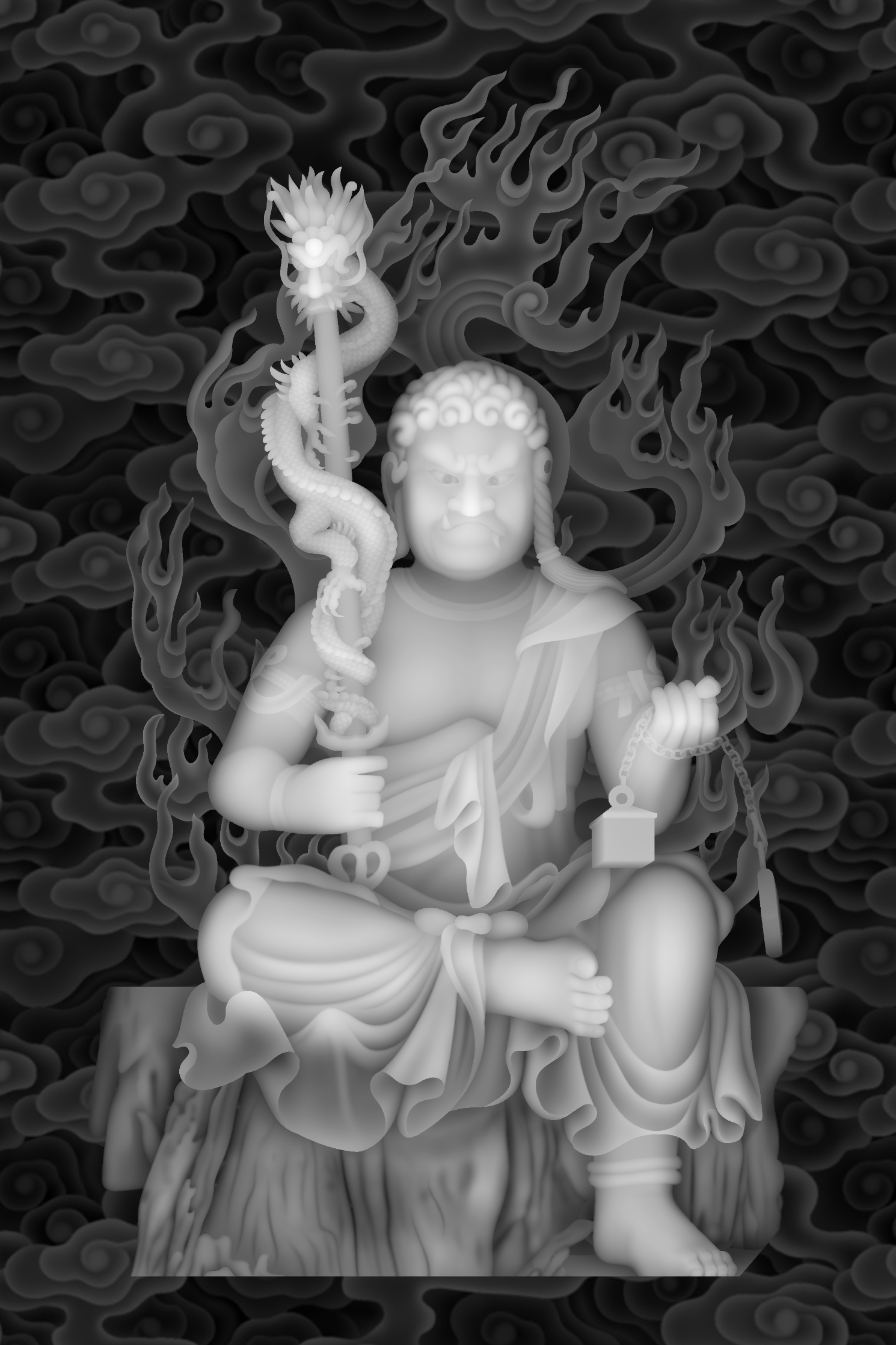 云纹不动明王.bmp